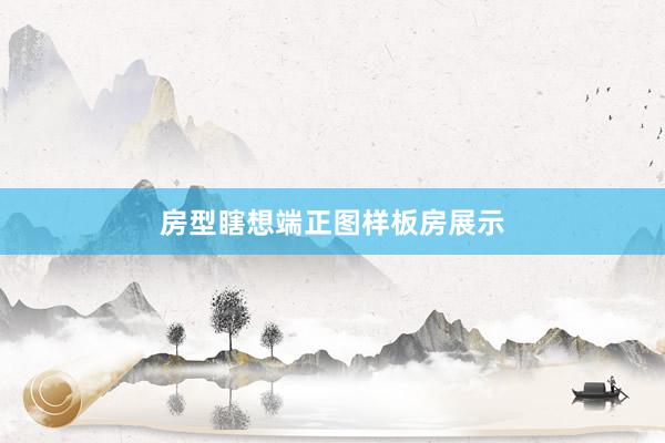 房型瞎想端正图样板房展示